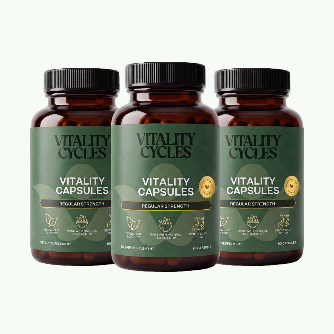 Vitality Ritual Set, 3 Bottles Plus Shilajit and Free Gifts