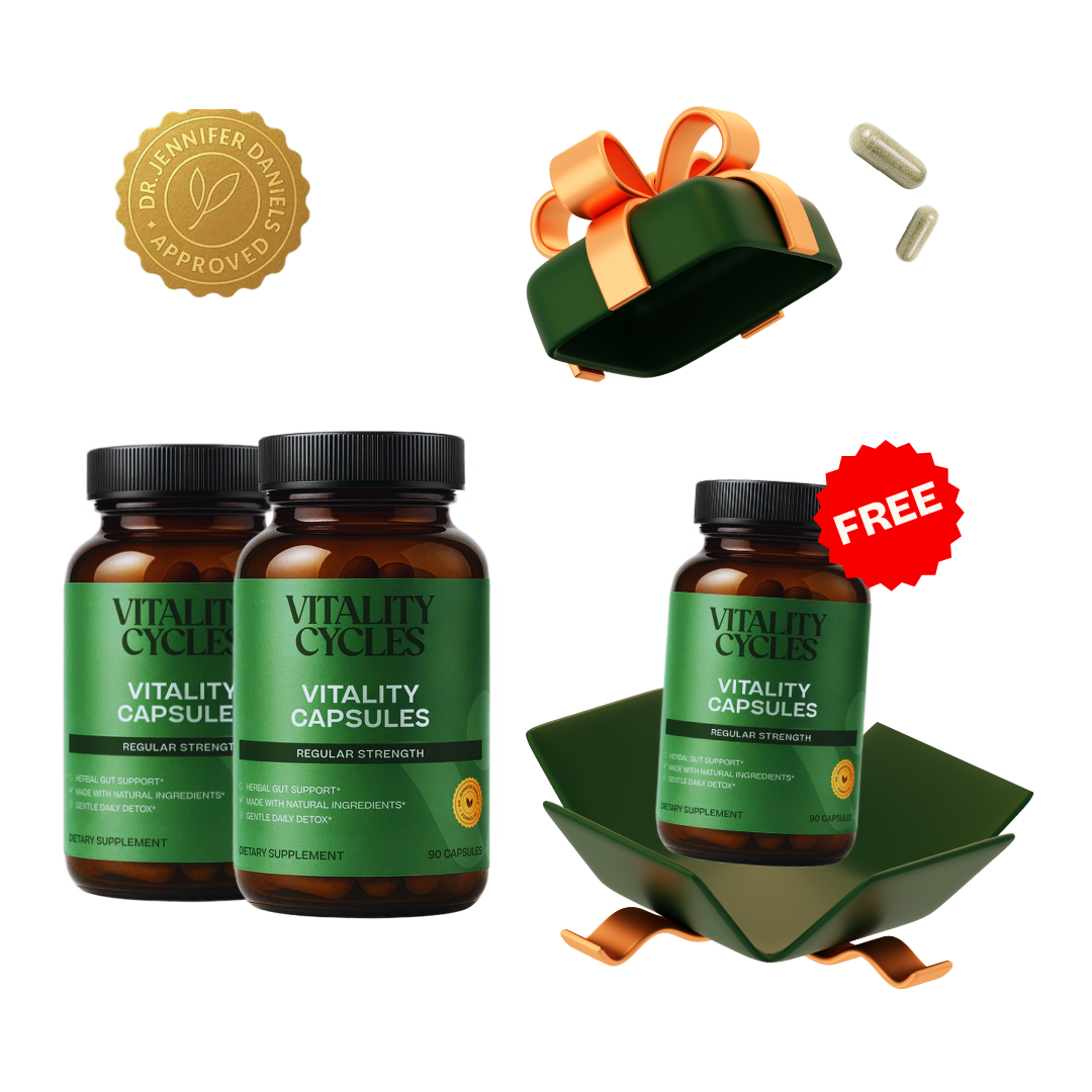 Vitality Capsules Regular Strength – 90 Day Supply (2 Months + 1 Month Free)