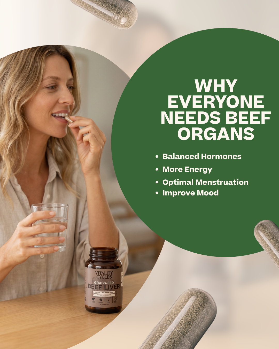 Grass-Fed Beef Liver Capsules