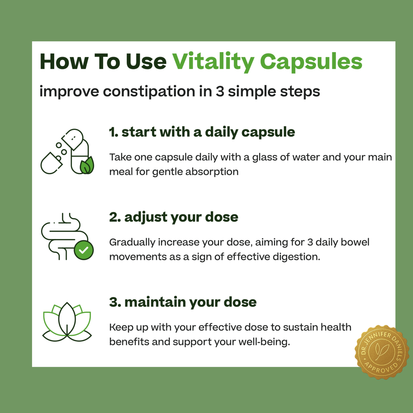 Regular Strength Vitality Capsules- The Original Cleansing Protocol