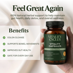 Extra Strength Vitality Capsules— Daily Regularity Support