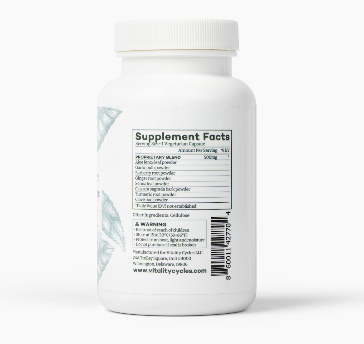 Regular Strength Vitality Capsules