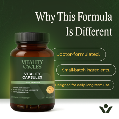 Extra Strength Vitality Capsules-The Advanced Cleansing Protocol