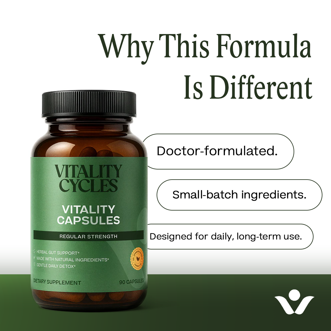 Regular Strength Vitality Capsules- The Original Cleansing Protocol