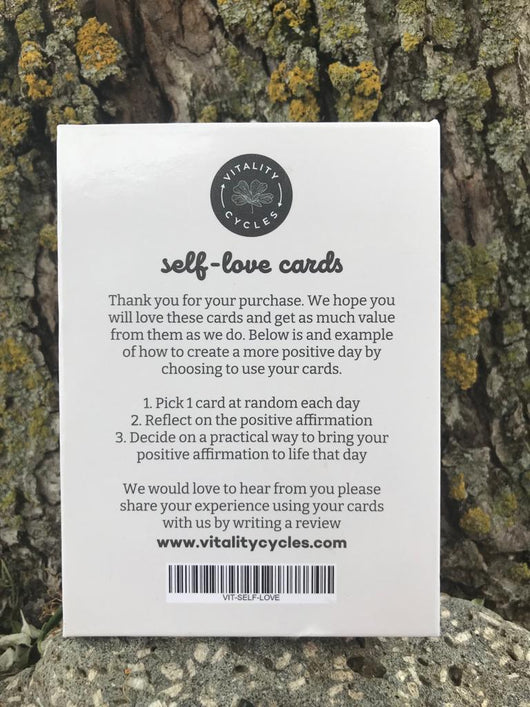 Self Love Affirmation Cards - Vitality Cycles